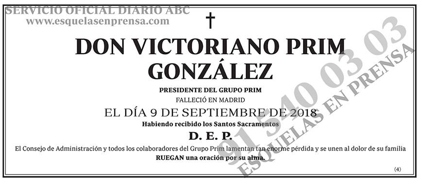 Victoriano Prim González